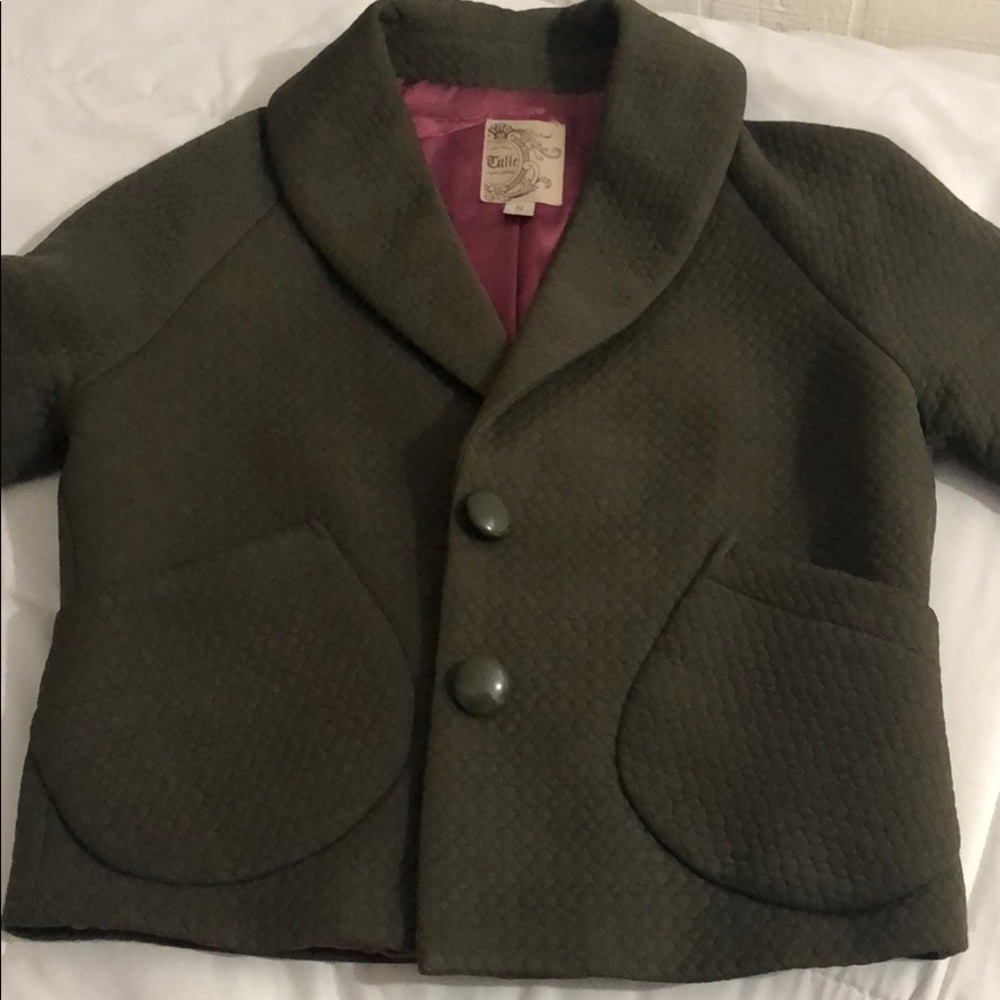 Army green blazer